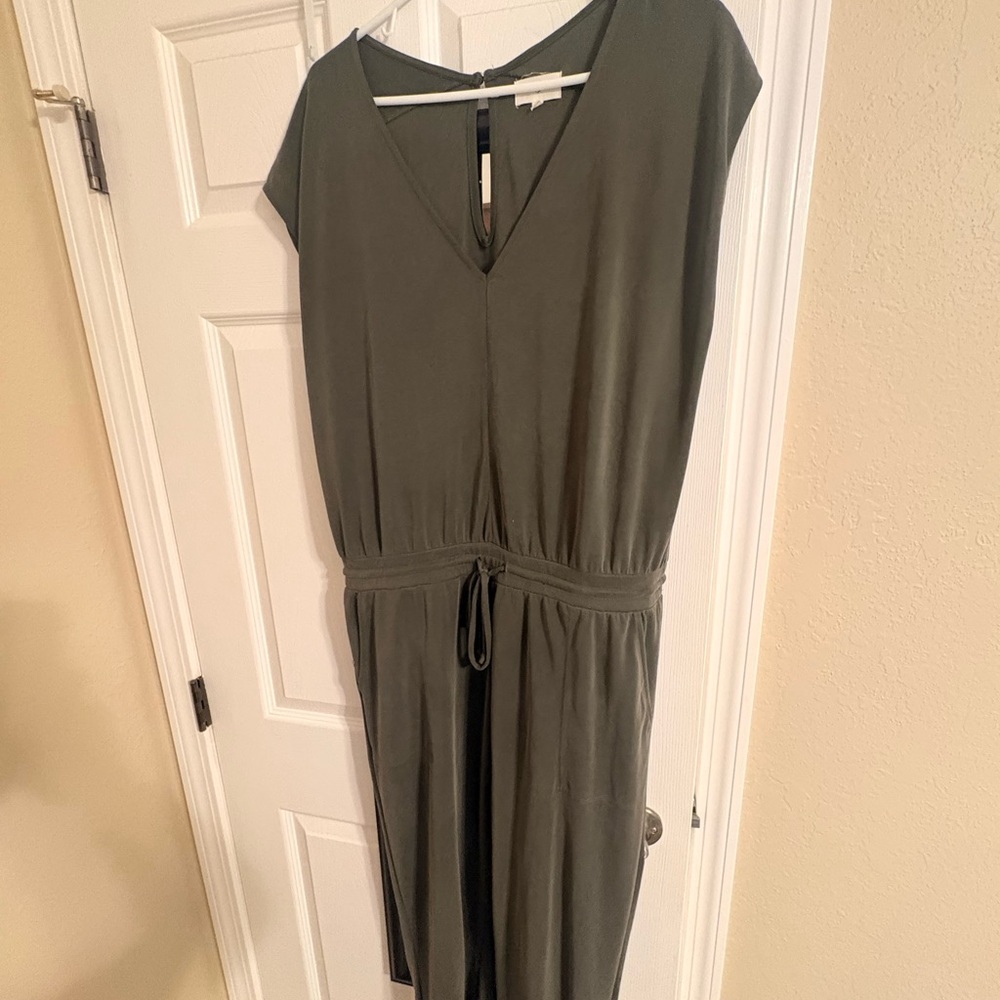 Lou & Grey Olive Green Romper